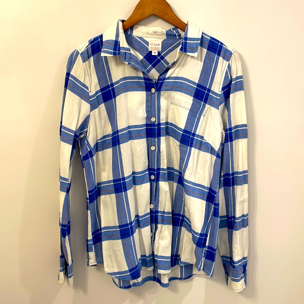 J. Crew Plaid Button Down